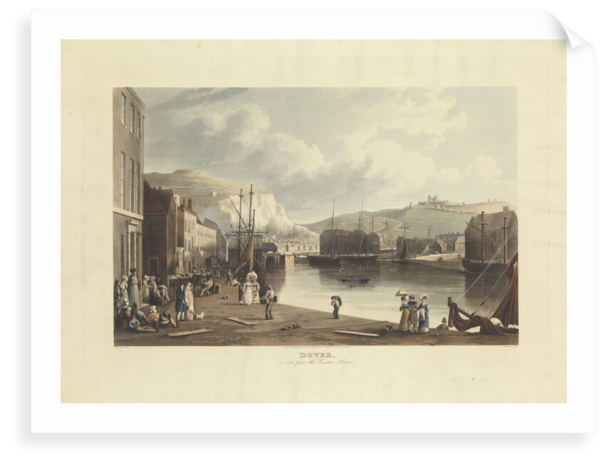 Dover as seen from the Custom House by John Gendall