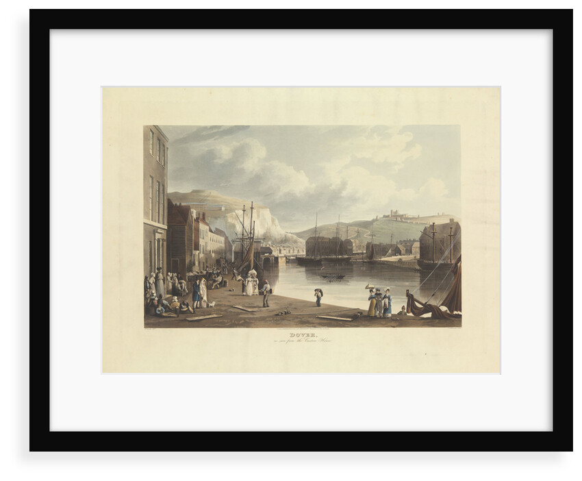 Dover as seen from the Custom House by John Gendall