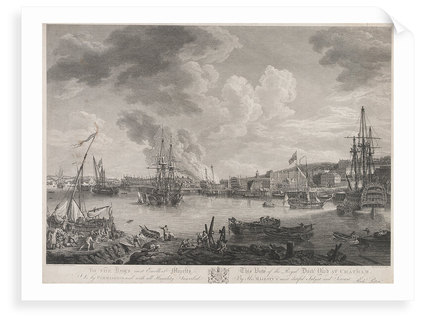 Chatham dockyard by Richard Paton