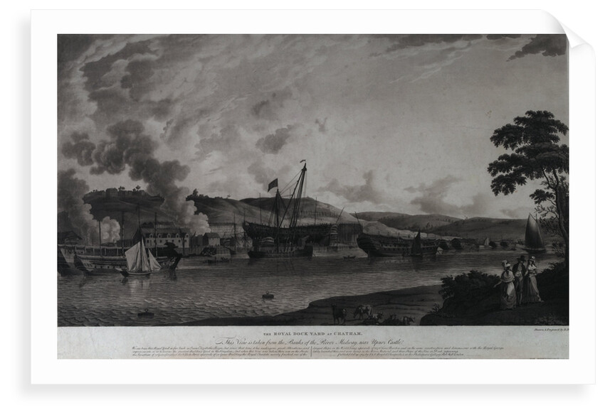 Chatham dockyard by Robert Dodd