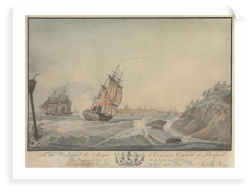 View of Liverpool from the Rock Perch by John Thomas Serres