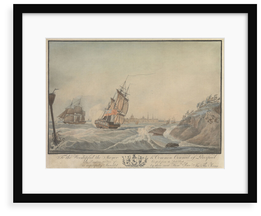 View of Liverpool from the Rock Perch by John Thomas Serres