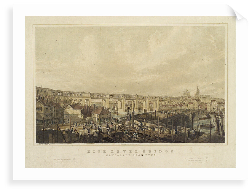 High Level Bridge, Newcastle upon Tyne by John Wilson Carmichael