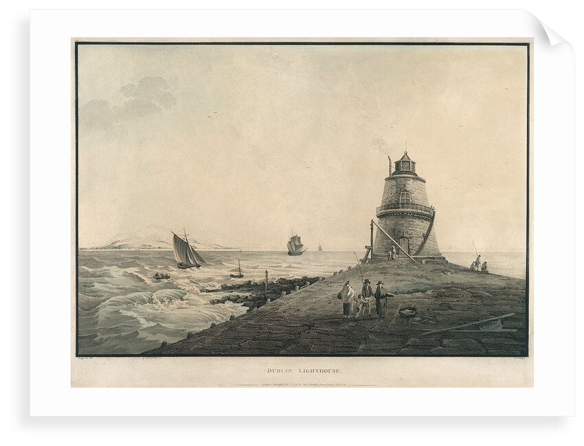 Dublin lighthouse by John Laporte