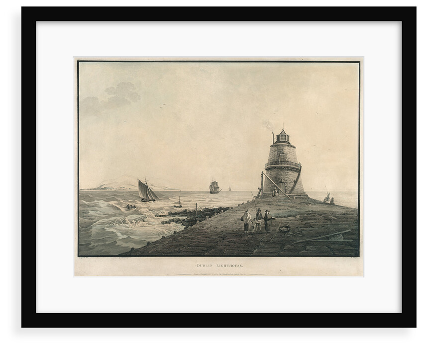 Dublin lighthouse by John Laporte