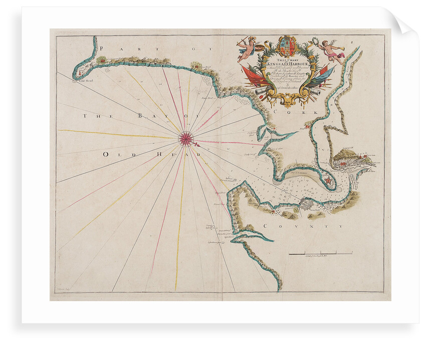 Map of Kingsale Harbour by F. Harris