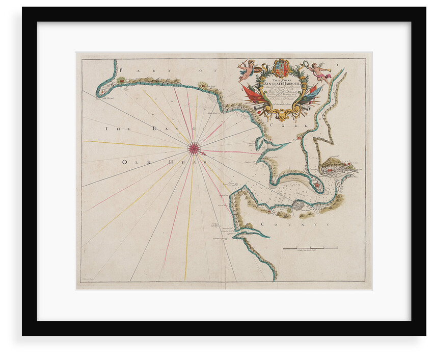 Map of Kingsale Harbour by F. Harris