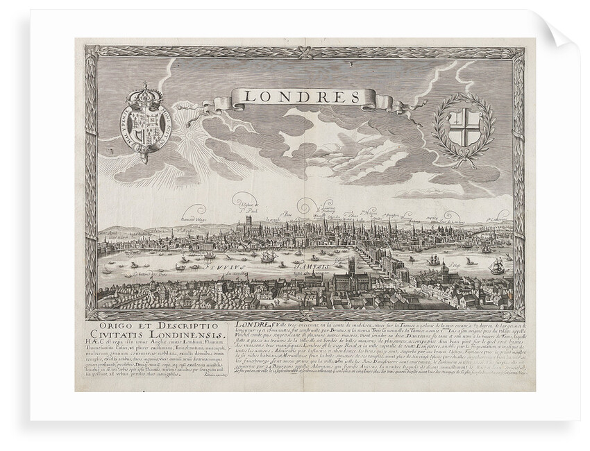 London before the Great Fire of 1666 by unknown