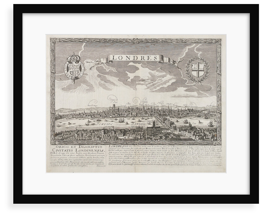 London before the Great Fire of 1666 by unknown