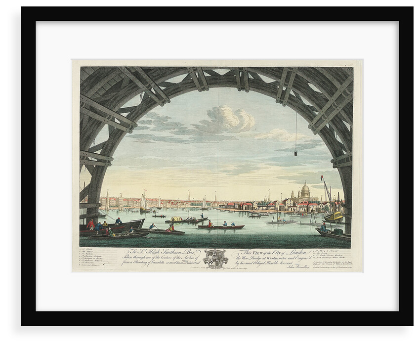 View of the city of London by Antonio Canal