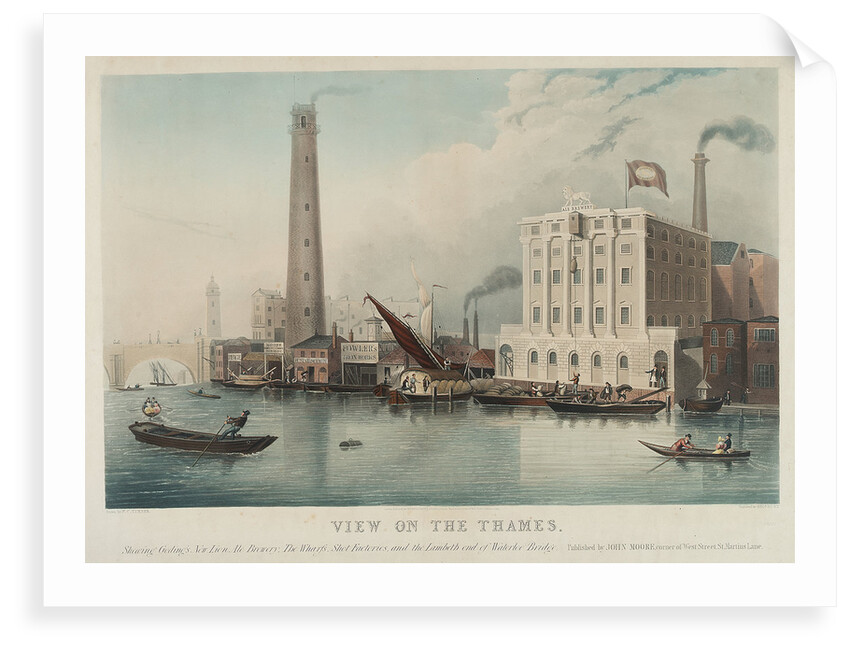 View of the Thames by F.C. Turner