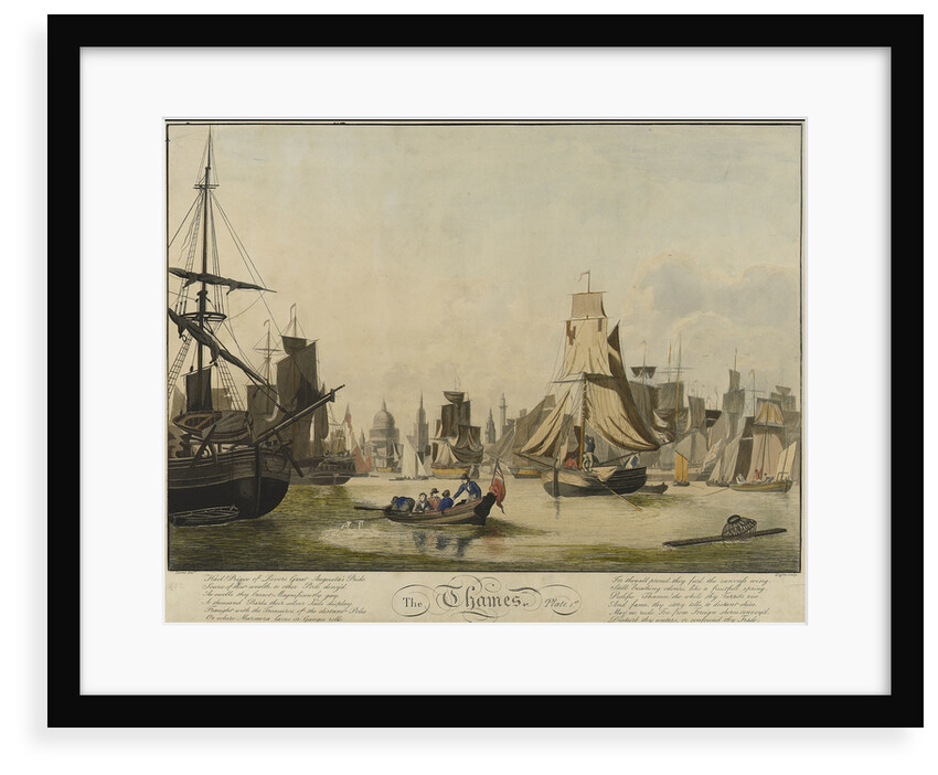 The Thames by John Thomas Serres