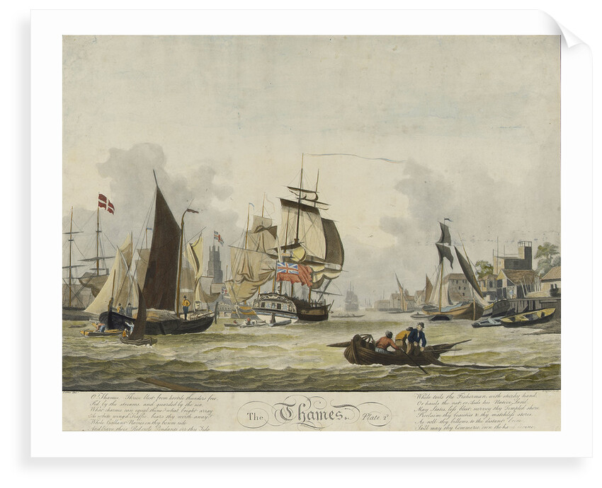 The Thames by John Thomas Serres