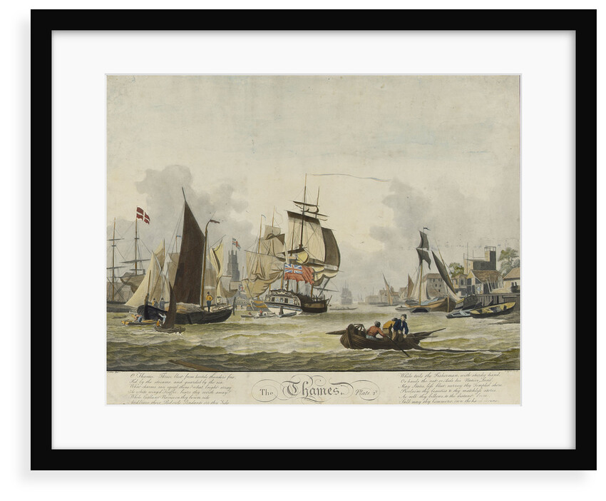 The Thames by John Thomas Serres