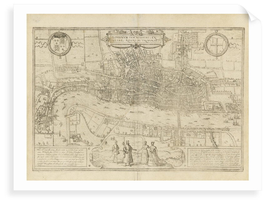 Map of London by unknown
