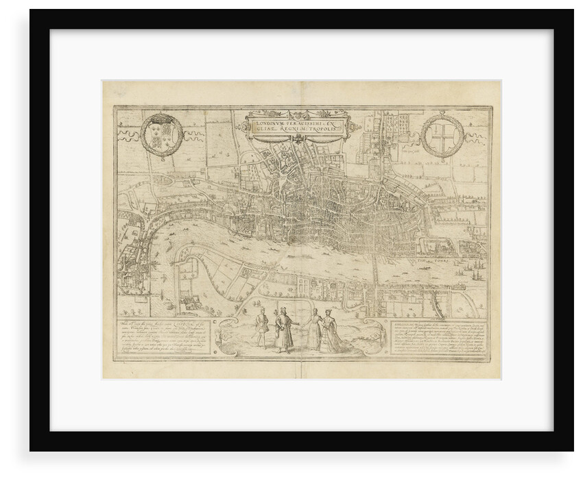 Map of London by unknown