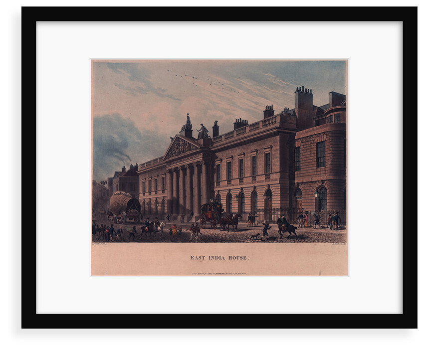 East India House by Thomas Hosmer Shepherd