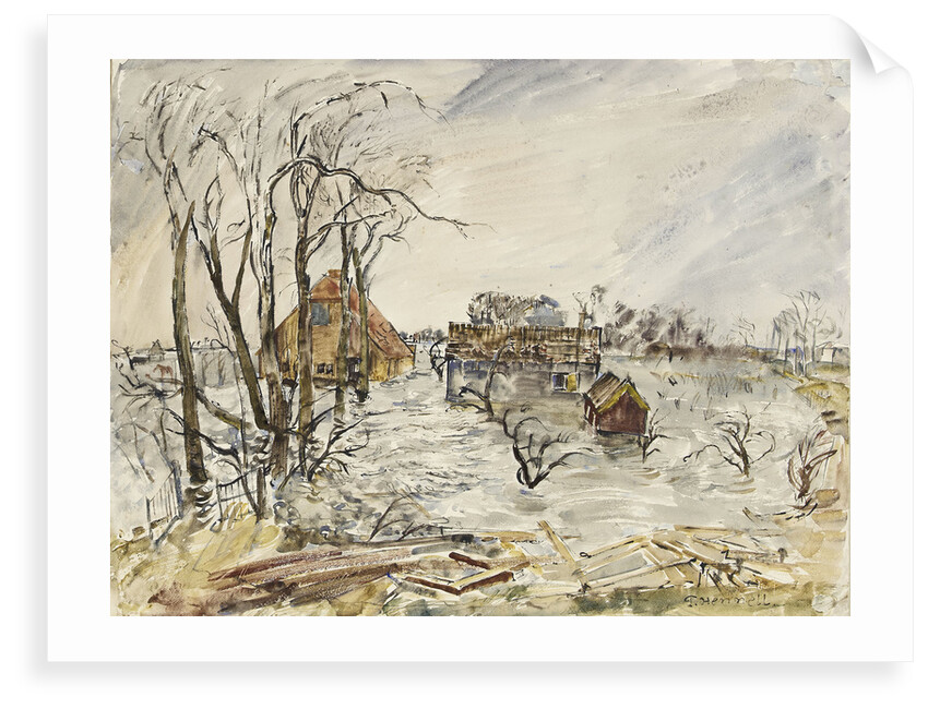 Flooded Walcheren by Thomas Hennell