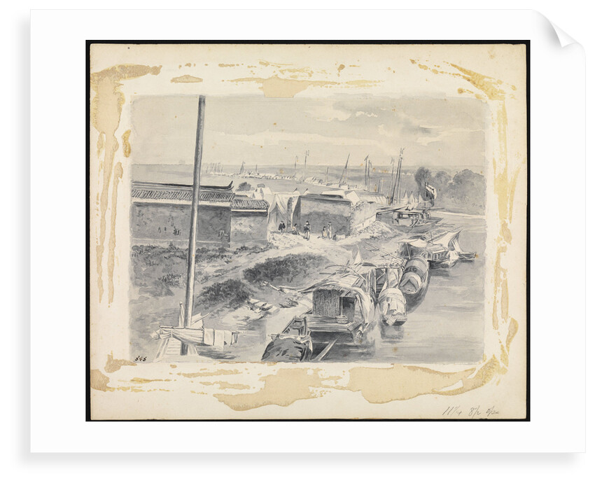 1. Scene on a river with Chinese craft by SES