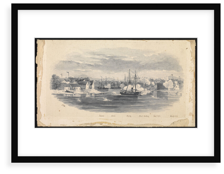 3. Capture of Ninpo: shows Kestrel, Etoile, Hardy, Point Battery, East Gate, Confucius by SES