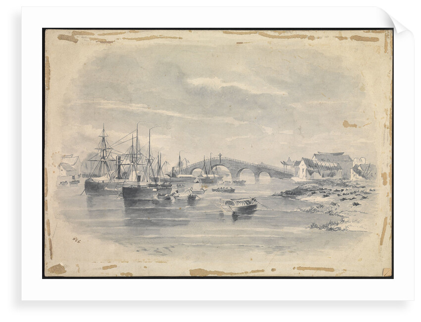 4. Vessels on a river at Ningpo by SES