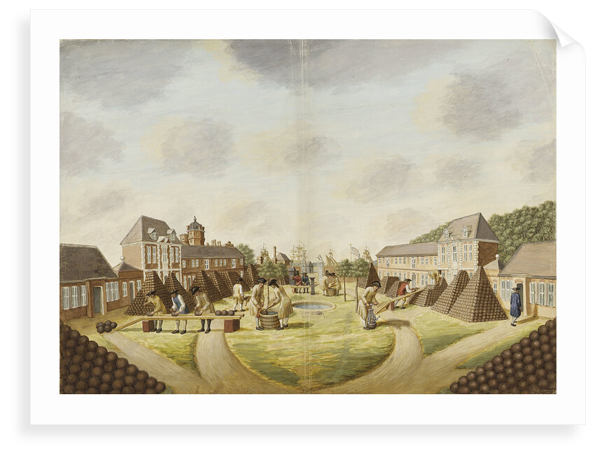 Woolwich Arsenal, outside Laboratory square, facing north by unknown