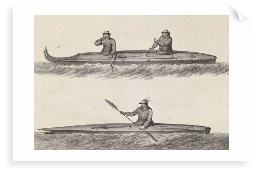Canoes of Oonalashka by William Angus