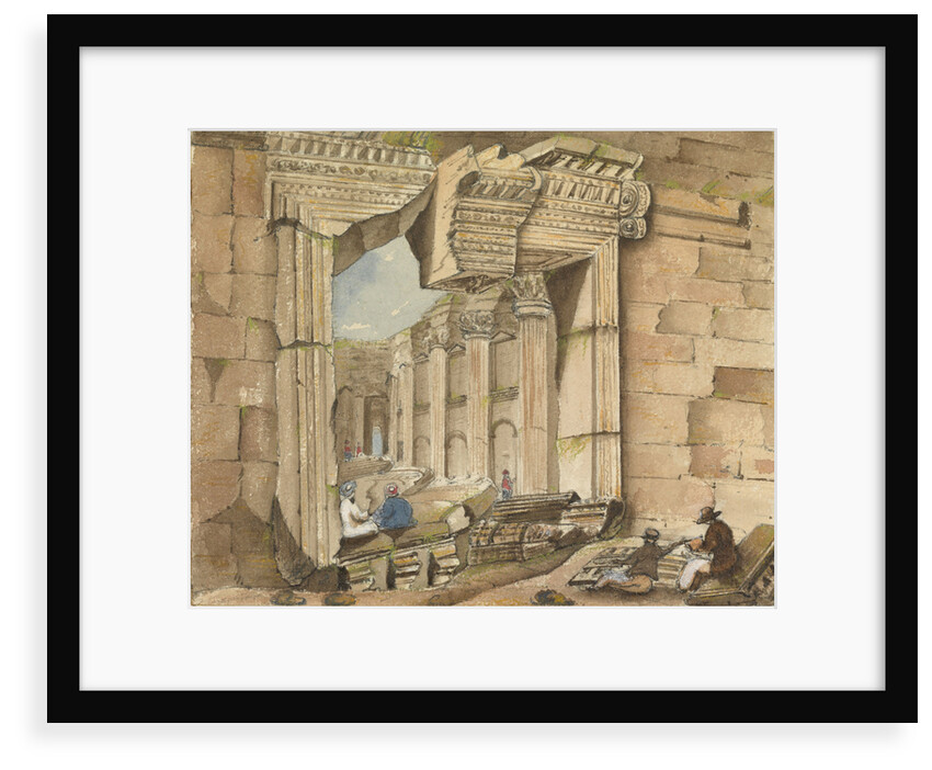 Gateway of the Temple of the Sun, Baalbec by Harry Edmund Edgell