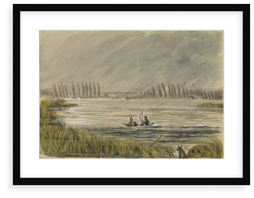 Snipe shooting at Abbeville, Adrift with Colin Joss? by Harry Edmund Edgell