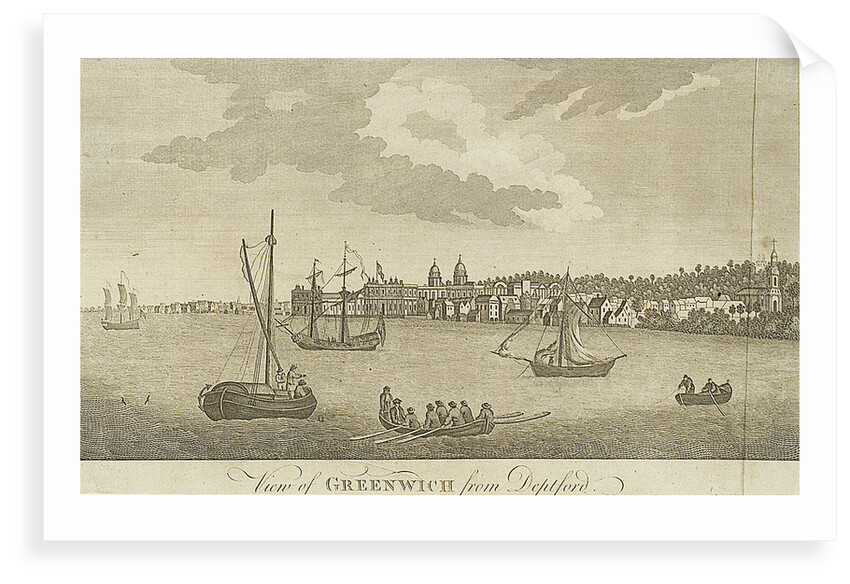 View of Greenwich from Deptford by unknown