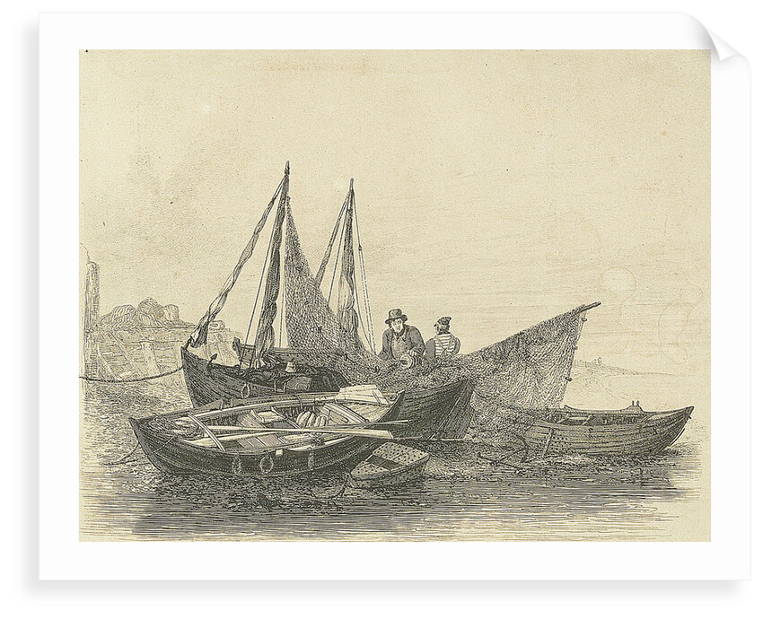 Peter boats at Greenwich by Edward William Cooke