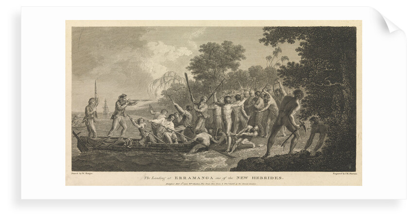 The landing at Erramanga, one of the New Hebrides by William Hodges