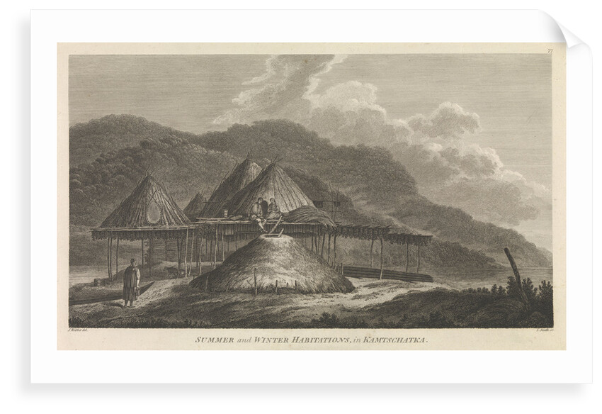 Summer and winter habitations, in Kamtschatka by John Webber