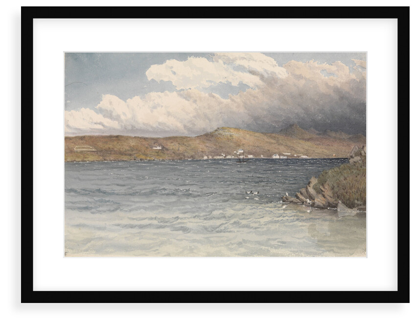 Settlement at Port Stanley, Falkland Islands, May 1849 by Edward Gennys Fanshawe