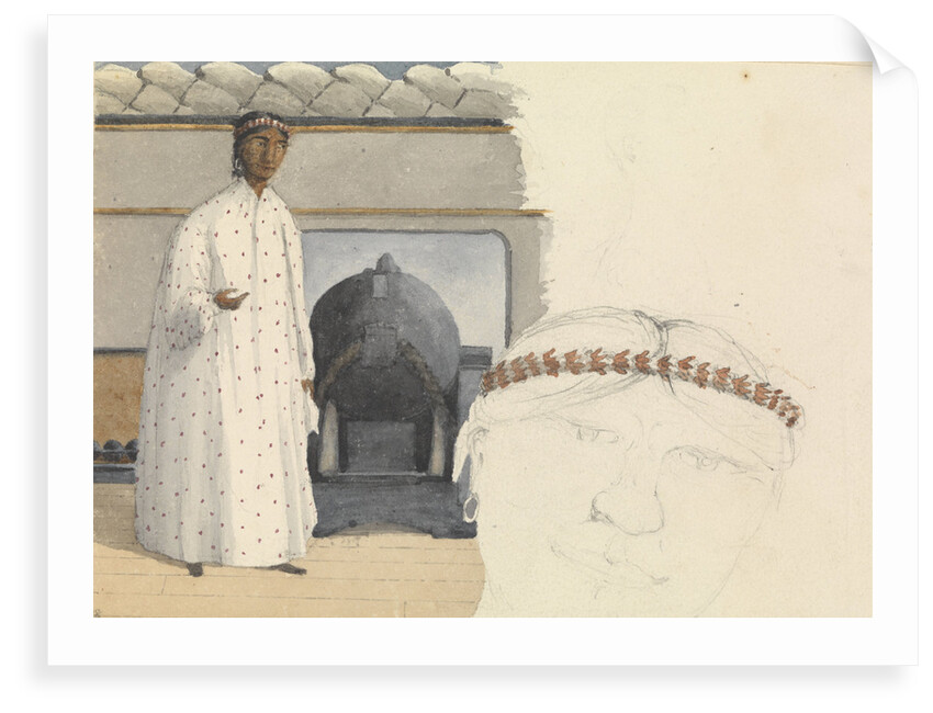 Teriitaria or Ariapaia [Teri'i tari'a II Ari'i' paea], Queen of Huahine, Augt 30th 1849' [Society Islands]' by Edward Gennys Fanshawe