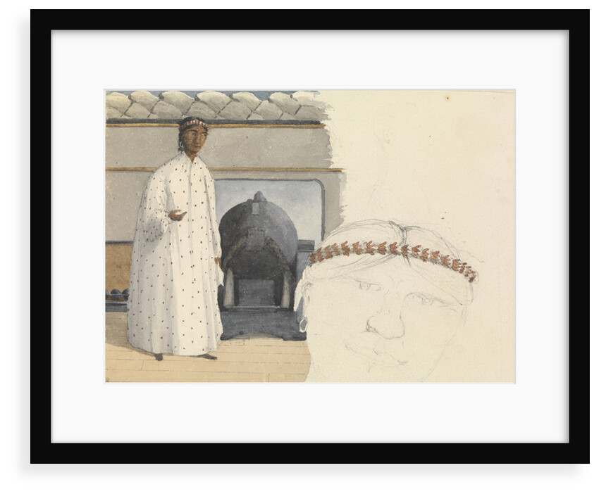 Teriitaria or Ariapaia [Teri'i tari'a II Ari'i' paea], Queen of Huahine, Augt 30th 1849' [Society Islands]' by Edward Gennys Fanshawe