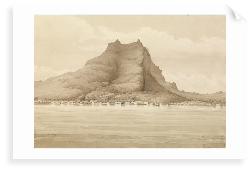Bora bora, Septr 4th 1849 [Society Islands] by Edward Gennys Fanshawe