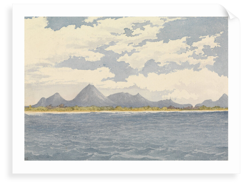 The extinct volcanoes Viejo and Monotomba, Realejo [Nicaragua], April 5th 1850 by Edward Gennys Fanshawe