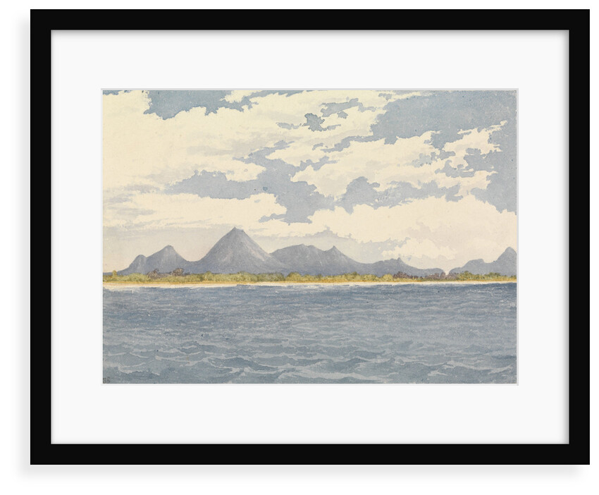 The extinct volcanoes Viejo and Monotomba, Realejo [Nicaragua], April 5th 1850 by Edward Gennys Fanshawe