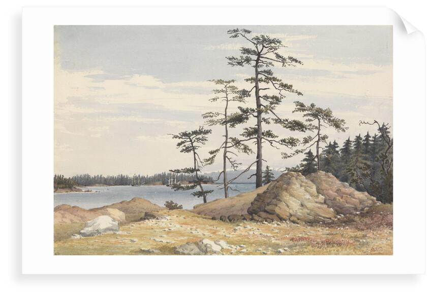 Esquimalt Harbour, Vancouver's Island, June 28th 1851 [Canada] by Edward Gennys Fanshawe