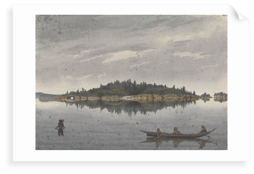 Deer Island, Beaver Harbour, Vancouver's Island, July 15th 1851 [Canada] by Edward Gennys Fanshawe