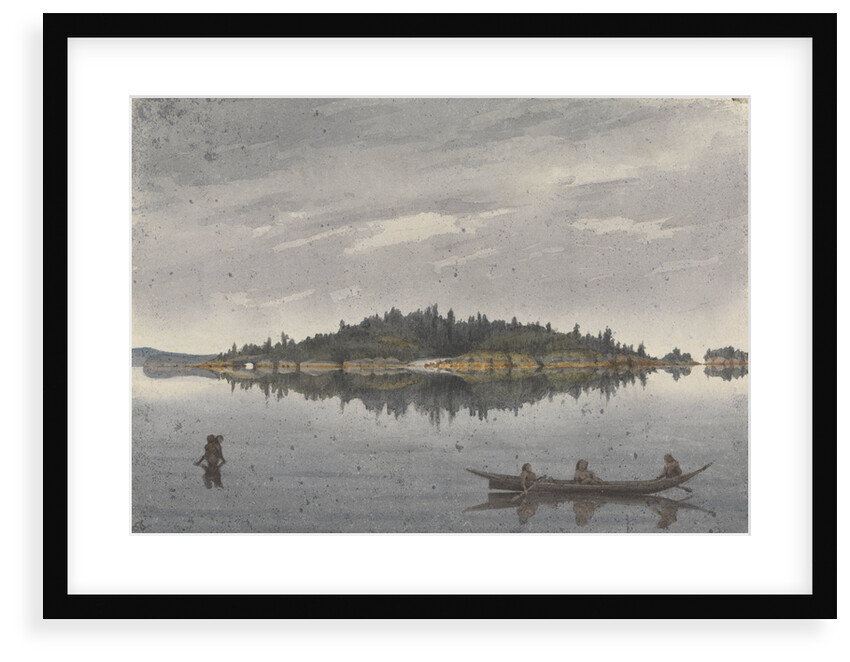 Deer Island, Beaver Harbour, Vancouver's Island, July 15th 1851 [Canada] by Edward Gennys Fanshawe