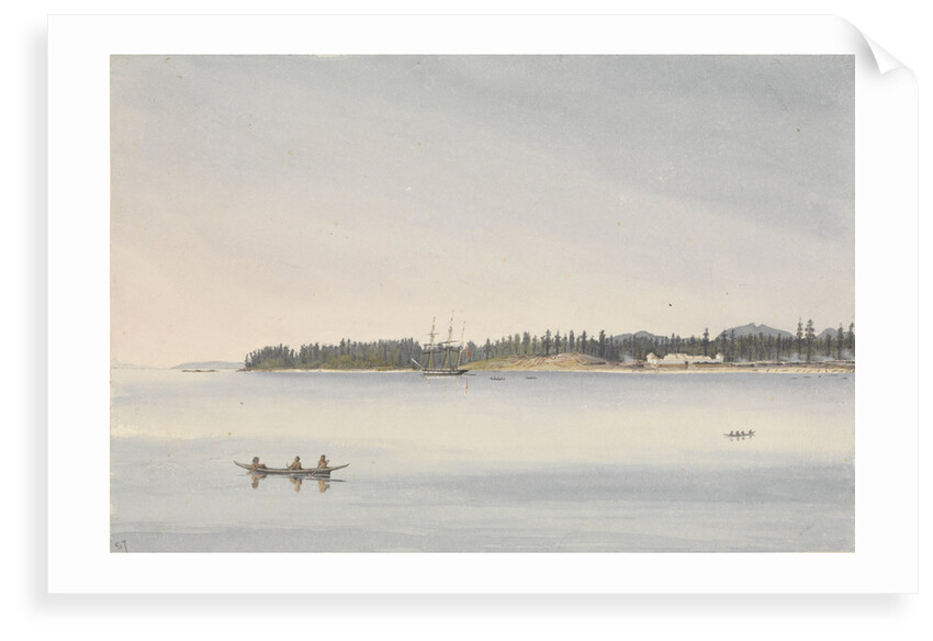Fort Rupert, Beaver Harbour, Vancouver's Island, July 23rd 1851 [Canada] by Edward Gennys Fanshawe