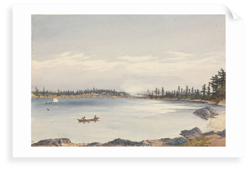 Victoria Settlement, Vancouver Island, Augt 13th 1851 [Canada] by Edward Gennys Fanshawe