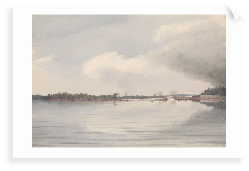 Kotka bridge, burnt July 26th 1855 [Finland] by Edward Gennys Fanshawe