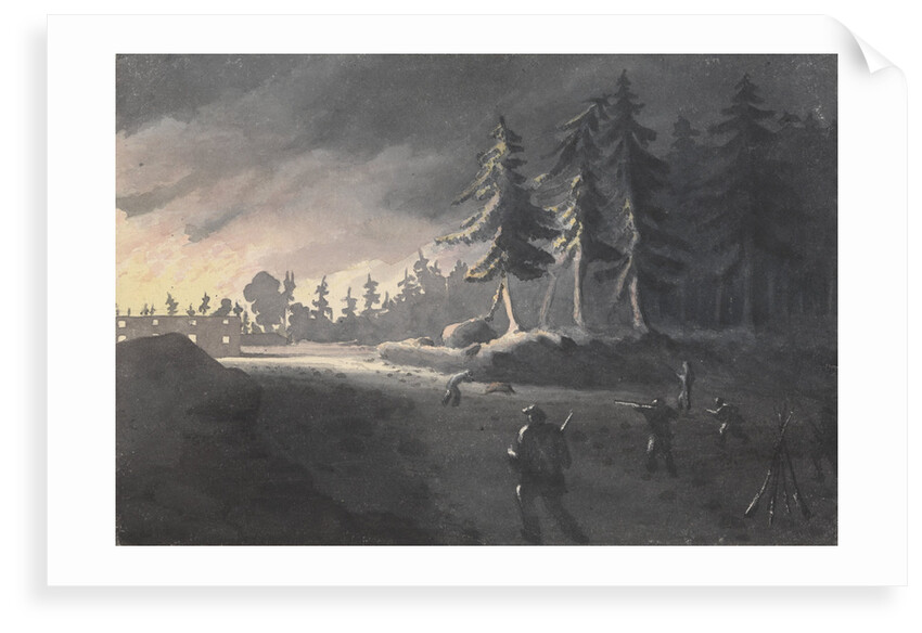 The parson and the pig: an incident at the burning of Kotka, Finland, 27 July 1855 by Edward Gennys Fanshawe