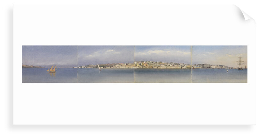Panorama of Lisbon, Portugal, 1856 by Edward Gennys Fanshawe