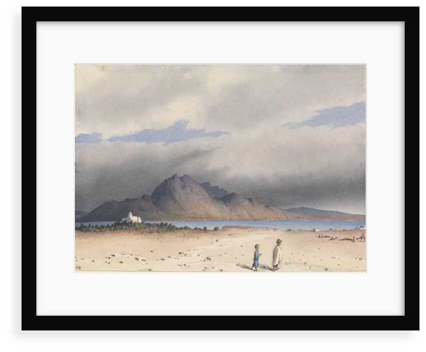 Tunis Bay, site of Carthage, June 10th 1857 [Tunisia] by Edward Gennys Fanshawe