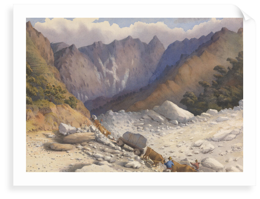 Quarries near Carrara, July 1857 [Italy] by Edward Gennys Fanshawe