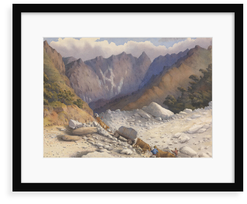 Quarries near Carrara, July 1857 [Italy] by Edward Gennys Fanshawe